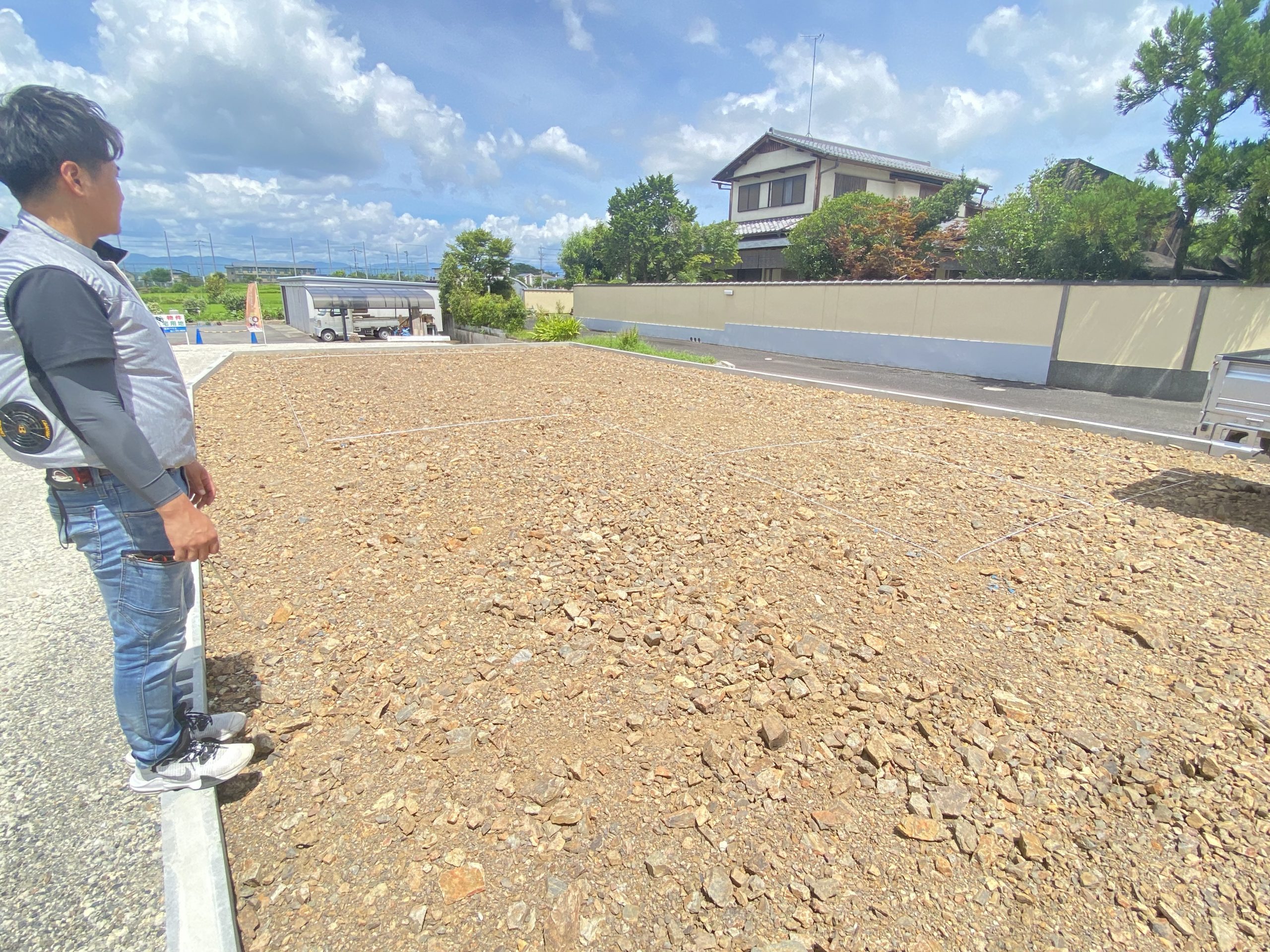 栗東市「野尻の家」地縄張