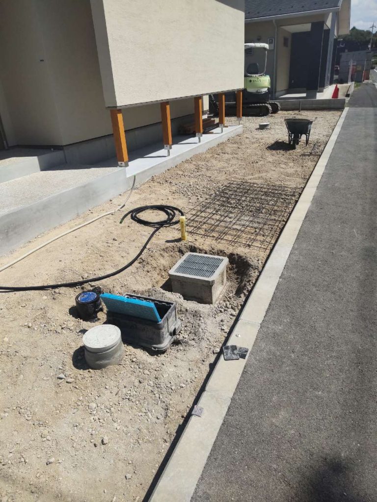  草津市「西渋川の家」大工工事⑨・外装工事⑤