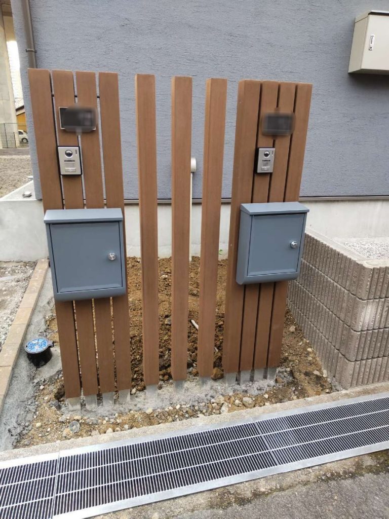 草津市「西渋川の家」庭工事③